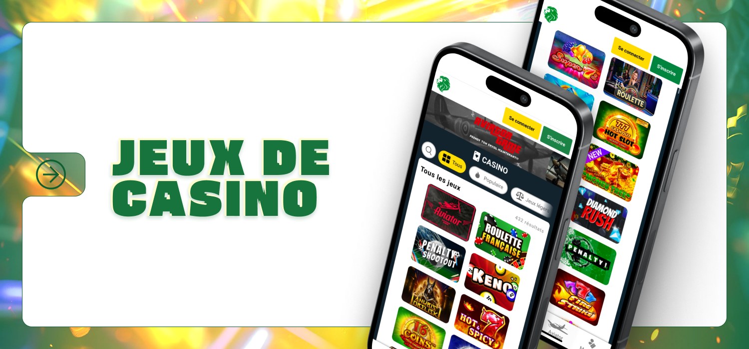 application de casino pour les utilisateurs