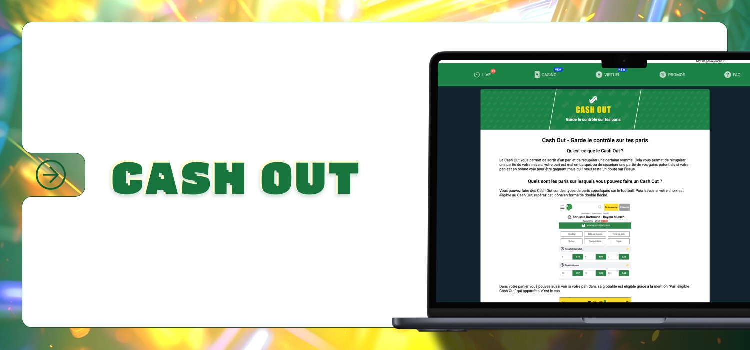 Retrait d'argent sur la plateforme Sunubet